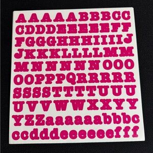 New Creative Memories Large ABC/123 Bold Letters Set 4 are available